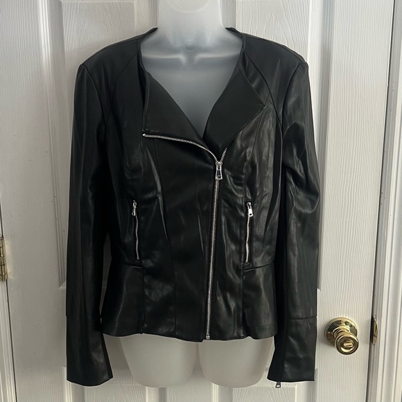 Bebe Vegan Leather Moto Jacket - Picture 1 of 9